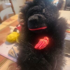 Plush Black Gorilla Toy